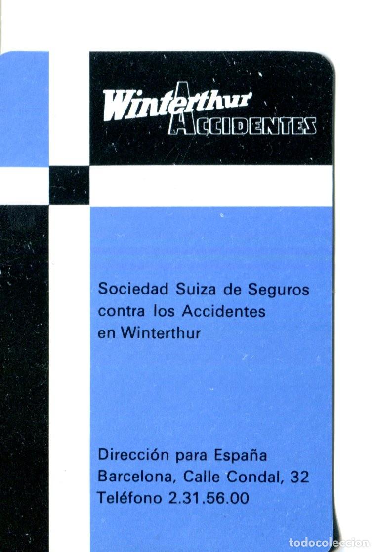 Coleccionismo calendarios: CALENDARIO - WINTERTHUR ACCIDENTE - SOCIEDAD SUIZA DE SEGUROS - BARCELONA - A&Ntilde;O 1964