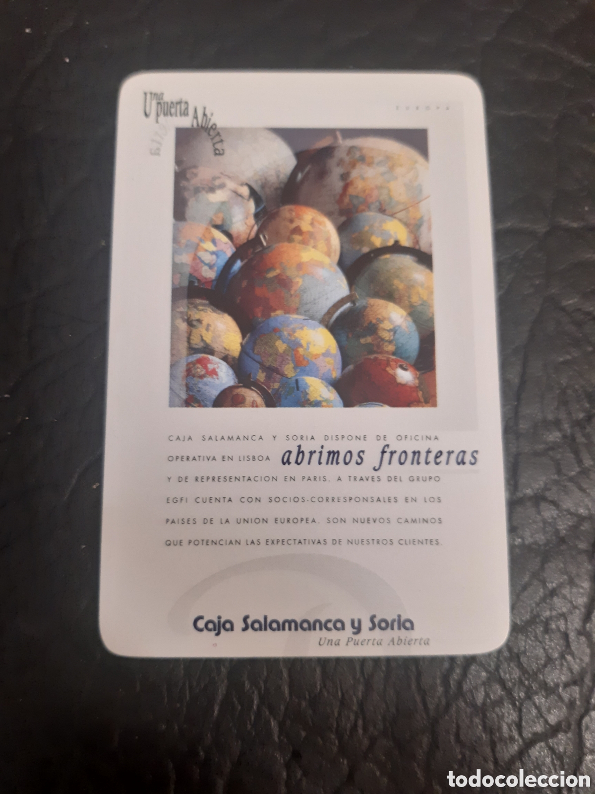 Coleccionismo Calendarios: Calendario fournier Caja Salamanca y Soria 1997