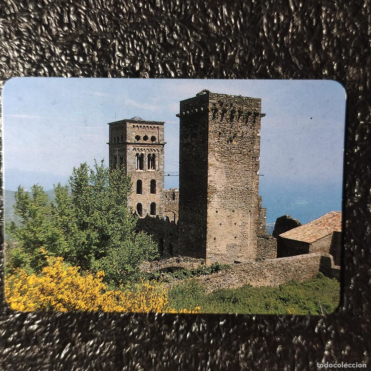 Coleccionismo Calendarios: CALENDARIO BOLSILLO CASTILLO . Monasterio de Sant Pere de Rodes ** GERONA . CATALU&Ntilde;A A1