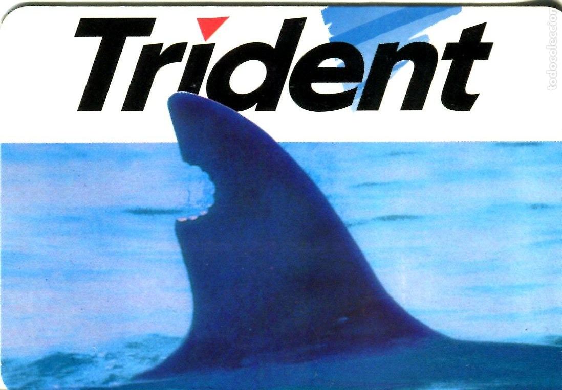 Colecionismo Calend&aacute;rios: CALENDARIO CHICLES TRIDENT A&Ntilde;O 1998