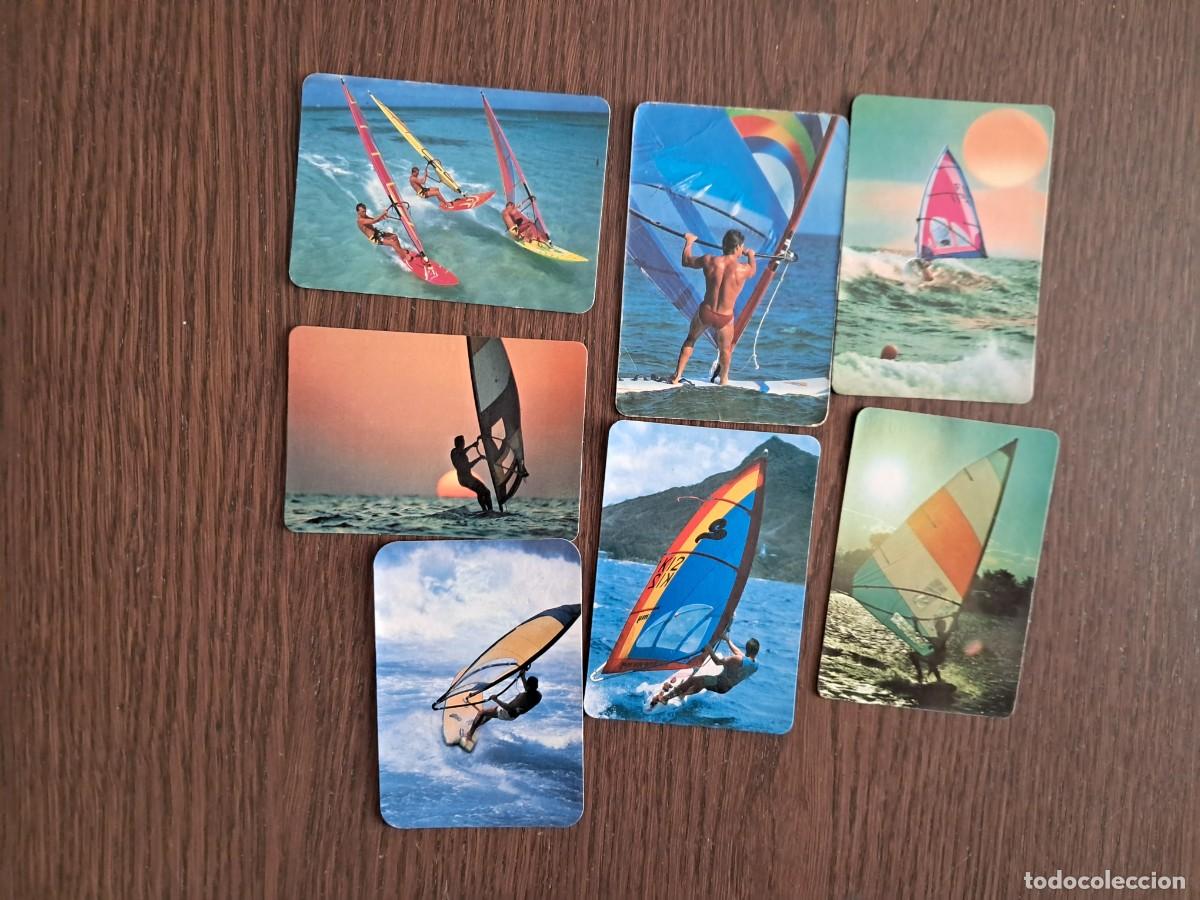 Colecionismo Calend&aacute;rios: lote de 7 calendarios de serie de surf, wind surfing.