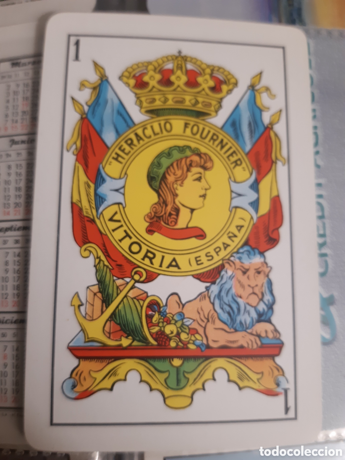 Coleccionismo Calendarios: Calendario fournier as de oros coronado 2004