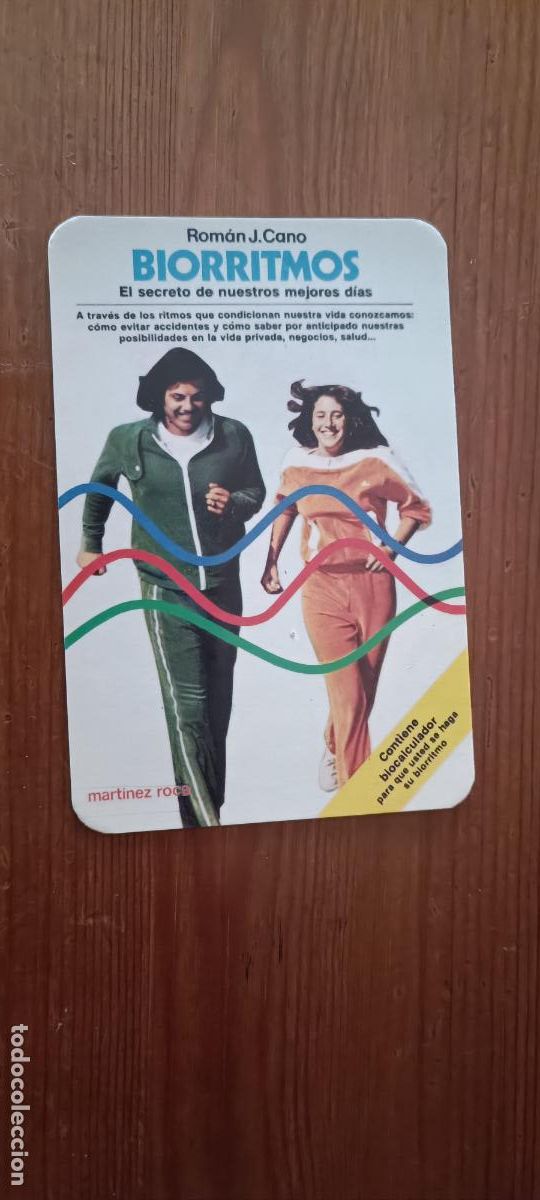 Coleccionismo Calendarios: CALENDARIO EDICIONES MARTINEZ ROCA. RAMON J. CANO BIORRITMOS. 1981