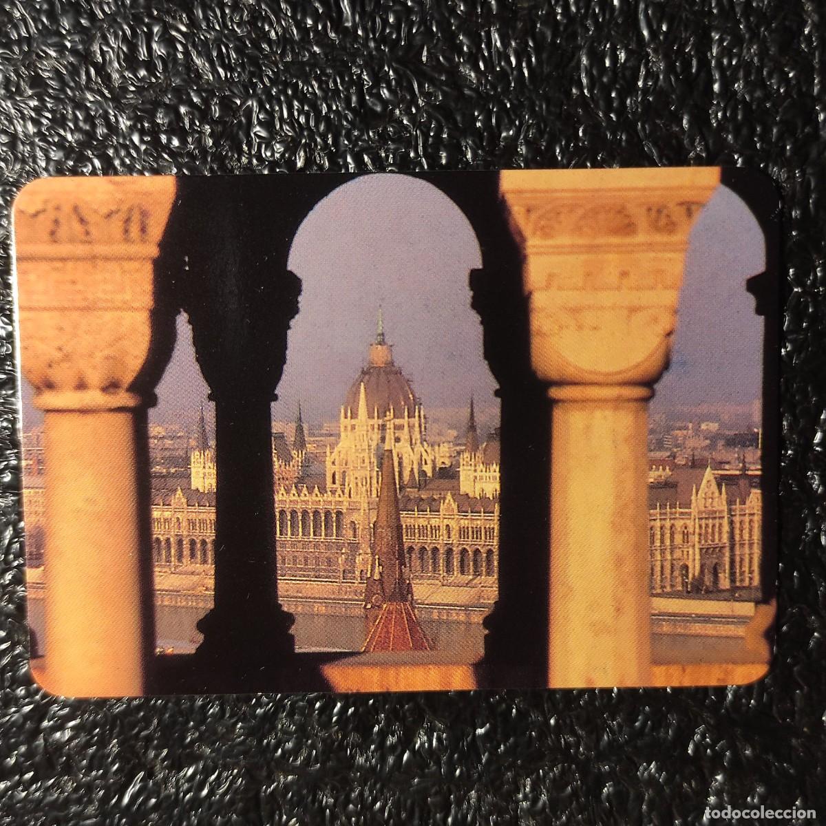 Coleccionismo Calendarios: CALENDARIO BOLSILLO . Parlamento de Hungr&iacute;a en Budapest *Columnas del Basti&oacute;n de Pescadores 1996*A1