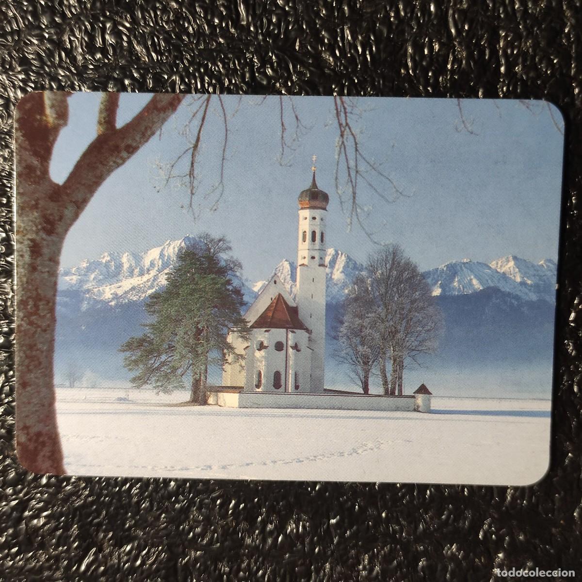 Coleccionismo Calendarios: CALENDARIO BOLSILLO . Iglesia San Colom&aacute;n 2007. Los Alpes, Schwangau, Baviera* Alemania**A1