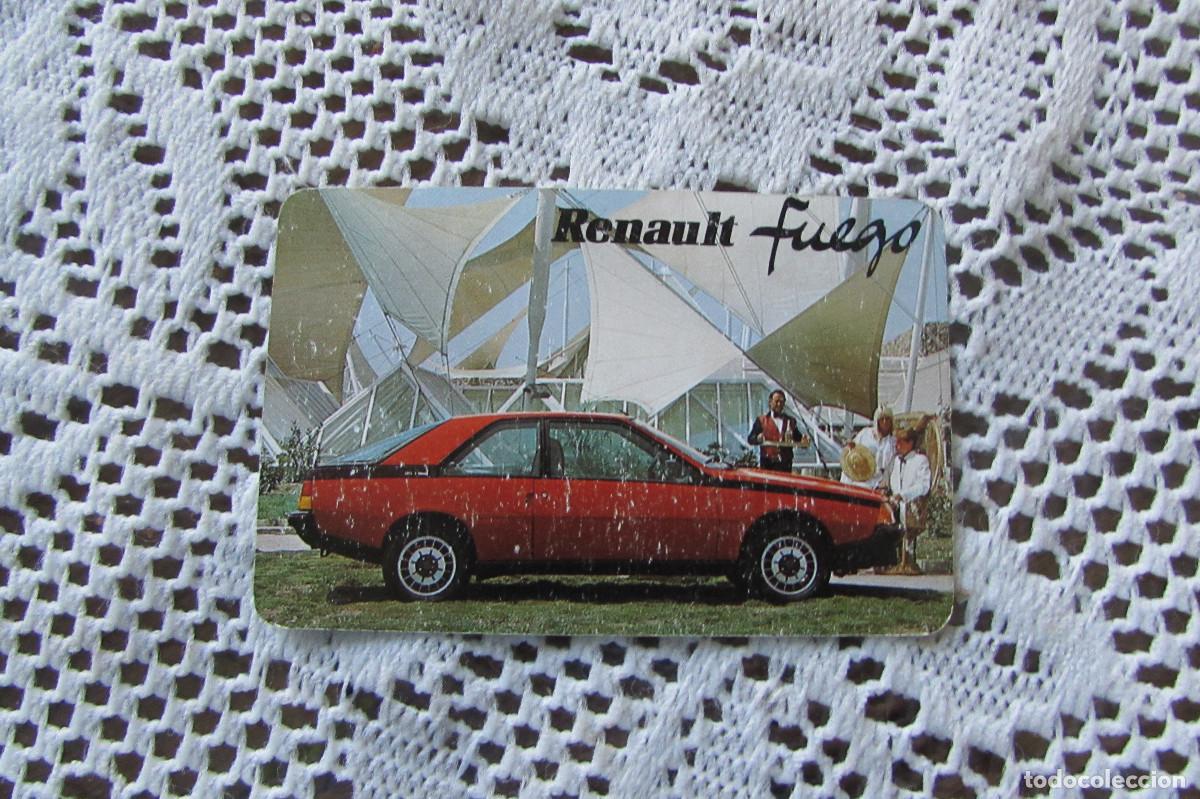 Coleccionismo Calendarios: CALENDARIO FOURNIER RENAULT FUEGO 1985