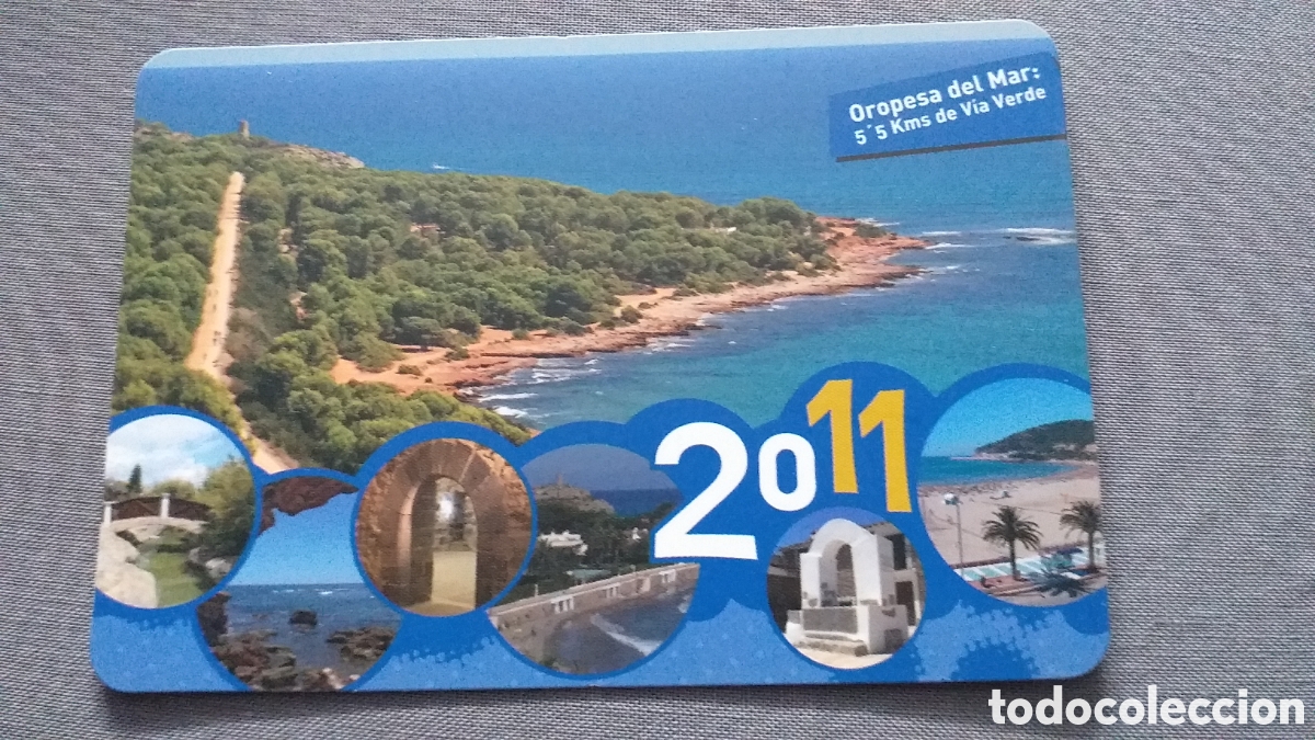 Coleccionismo Calendarios: Calendario de bolsillo, a&ntilde;o 2011, Oropesa del Mar.