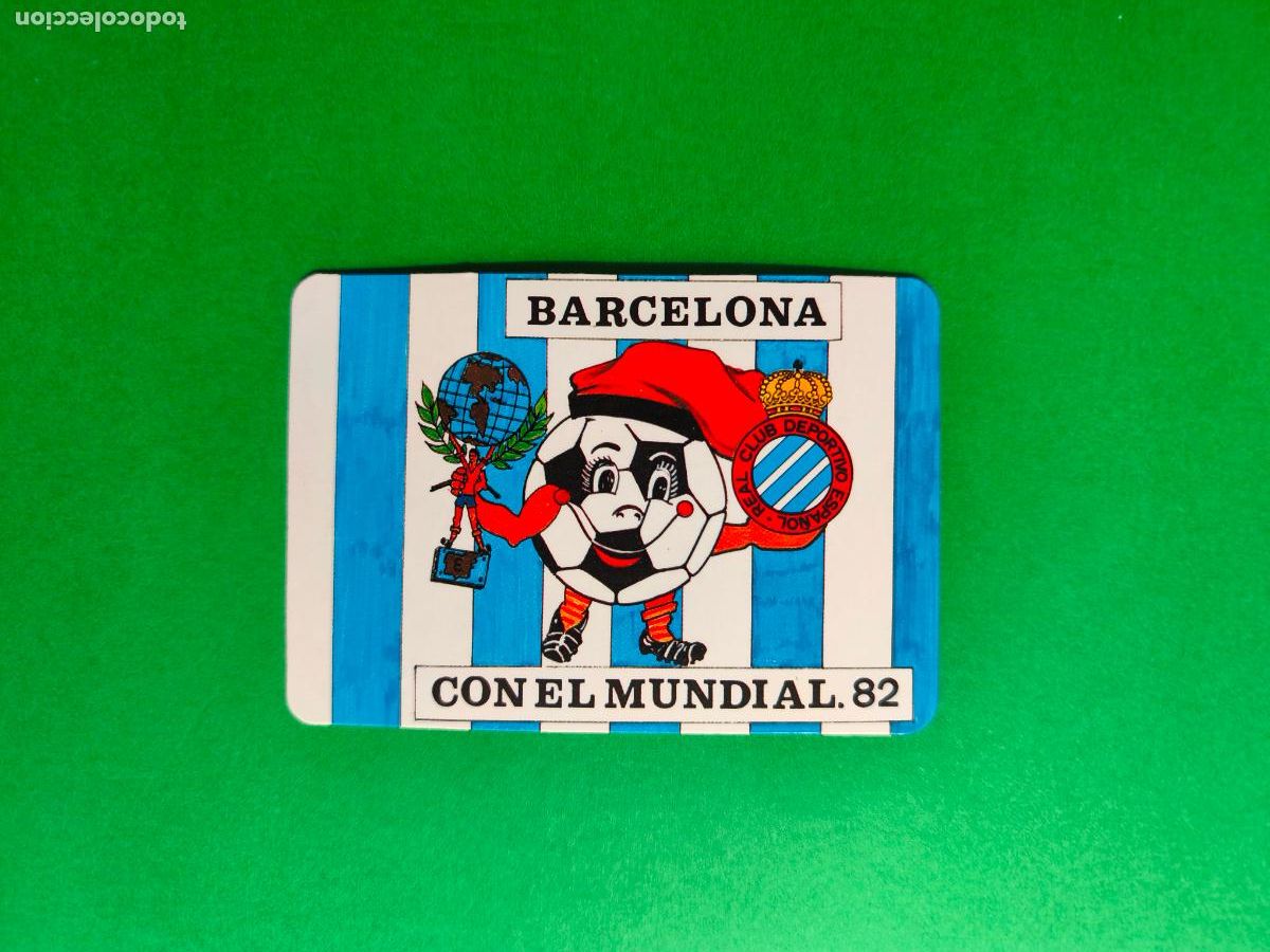 Coleccionismo Calendarios: CALENDARIO DE BOLSILLO BARCELONA CON EL MUNDIAL 82 CORNELLA