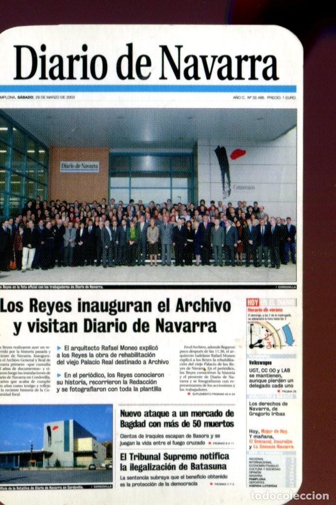 Colecionismo Calend&aacute;rios: CALENDARIO PUBLICITARIO. DIARIO DE NAVARRA. A&Ntilde;O 2004 PERIODICO PRENSA