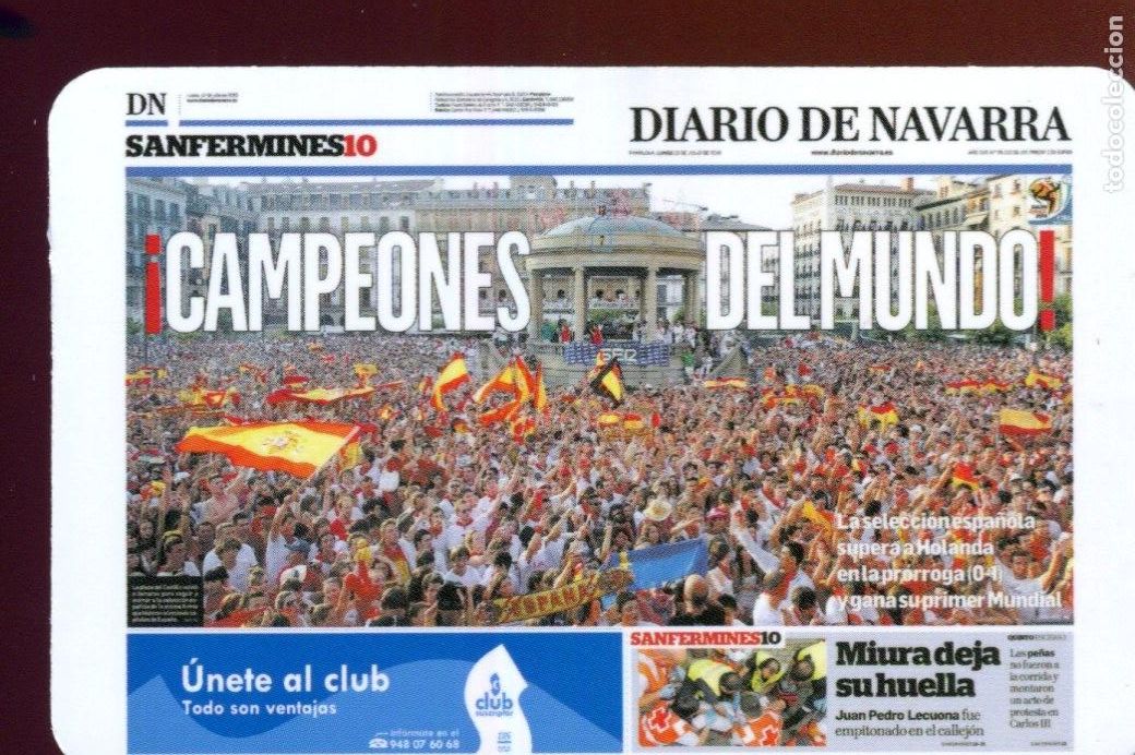 Sammeln von Kalendern: CALENDARIO PUBLICITARIO. DIARIO DE NAVARRA. A&Ntilde;O 2011 PERIODICO PRENSA