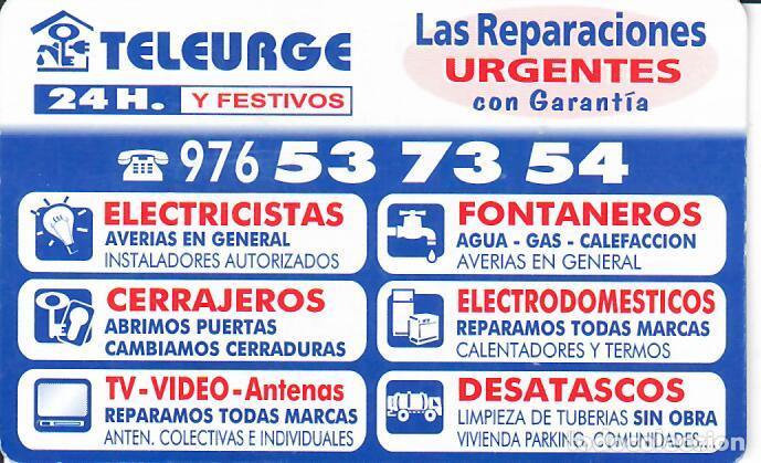 Coleccionismo Calendarios: CALENDARIO DE PUBLICIDAD - A&Ntilde;O 1999 - TELEURGE