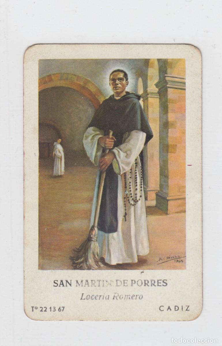 Coleccionismo Calendarios: CALENDARIO DE BOLSILLO. H. FOURNIER. SAN MARTIN DE PORRES. A&Ntilde;O 1966