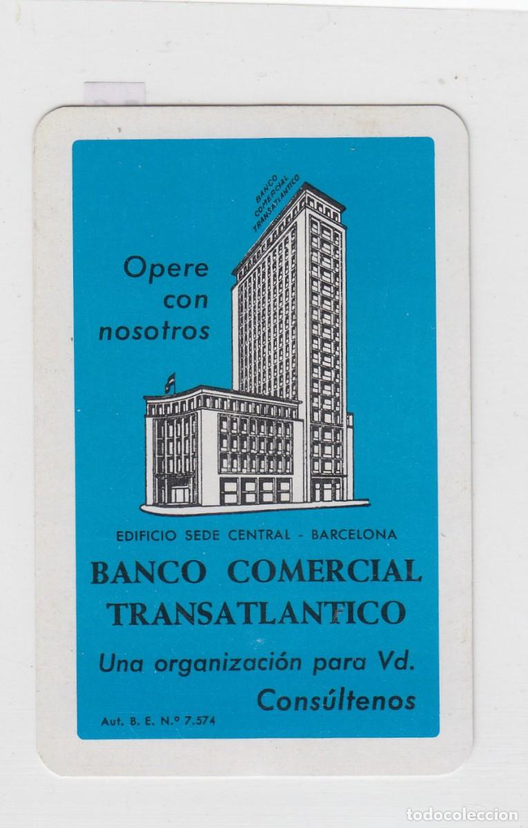 Coleccionismo Calendarios: CALENDARIO DE BOLSILLO. H. FOURNIER. BANCO COMERCIAL TRASATLANTICO. A&Ntilde;O 1975