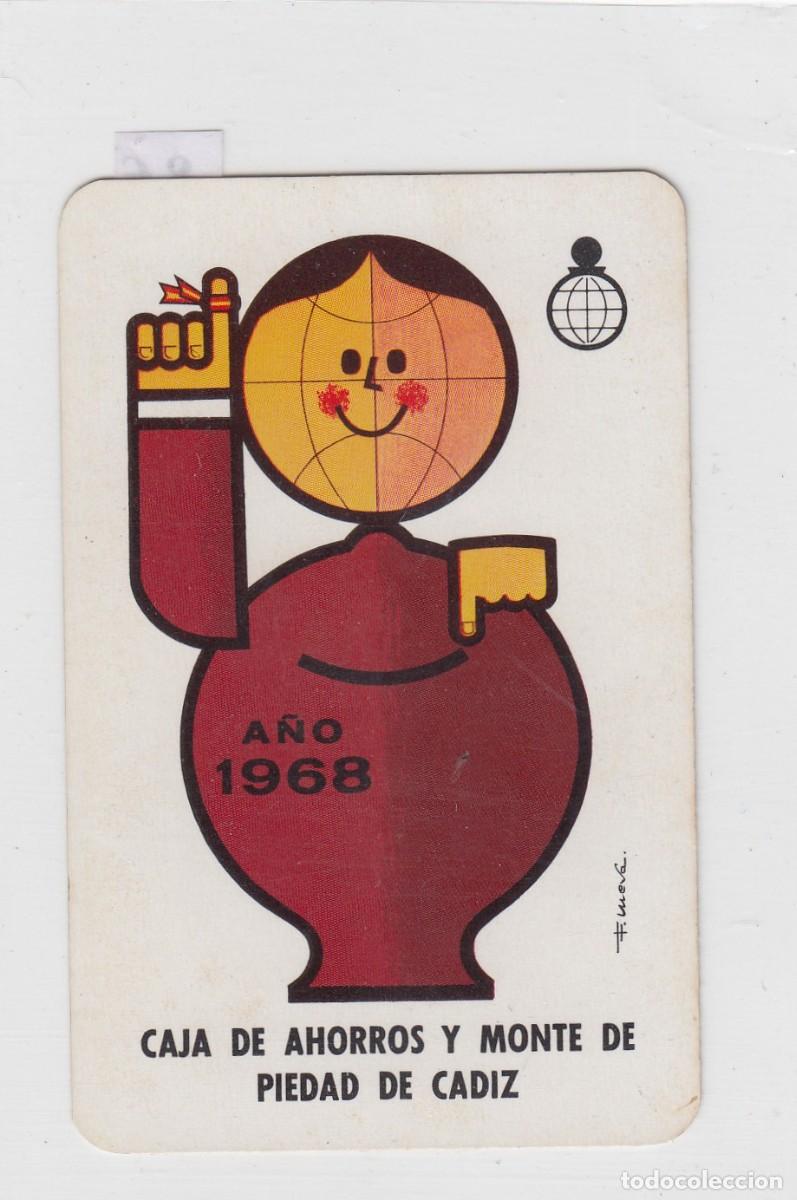 Coleccionismo Calendarios: CALENDARIO DE BOLSILLO. H. FOURNIER. CAJA DE AHORROS Y MONTE DE PIEDAD, CADIZ. A&Ntilde;O 1968