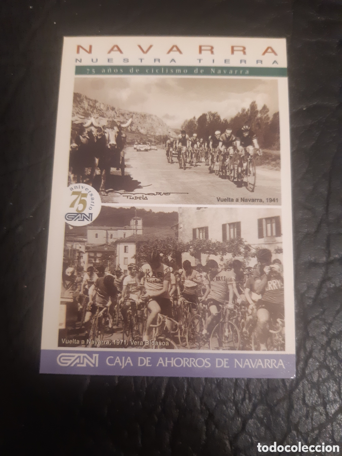 Coleccionismo Calendarios: Calendario Caja Ahorros de Navarra ciclismo 1996