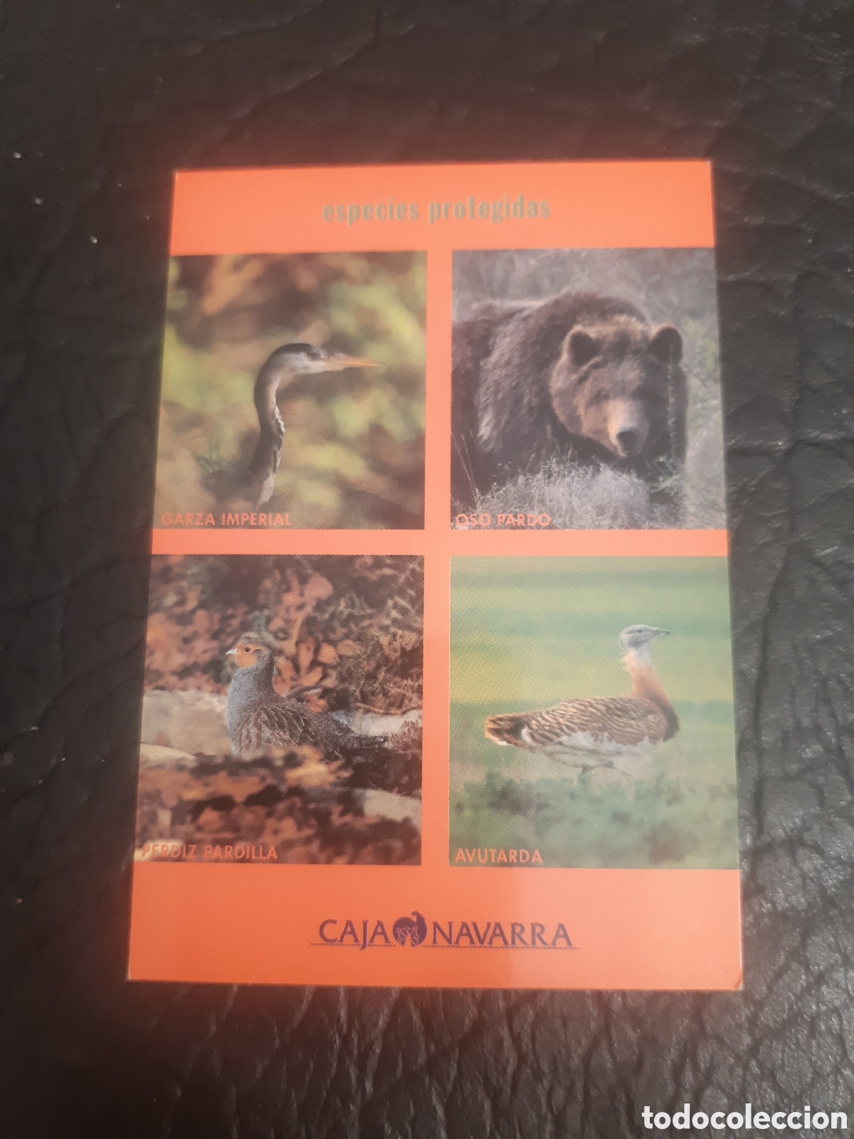 Coleccionismo Calendarios: Calendario Caja Ahorros de Navarra animales 2001