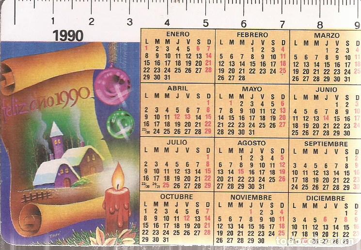Coleccionismo Calendarios: CALENDARIO SERIE A&Ntilde;O 1990 SERIE M.P. N&ordm; 149
