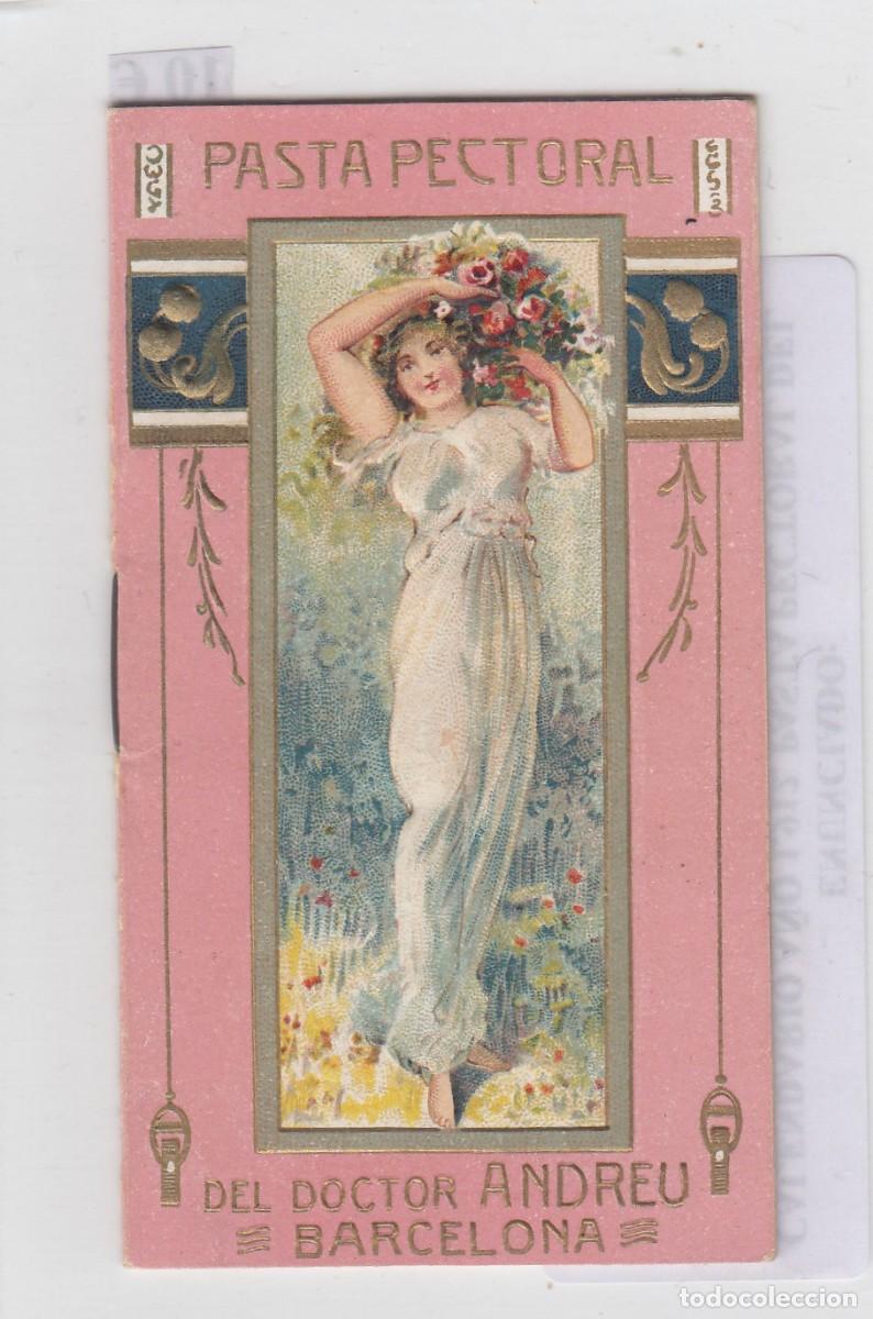 Coleccionismo Calendarios: CALENDARIO A&Ntilde;O 1912. PASTA PECTORAL DEL DOCTOR ANDREU. BARCELONA.