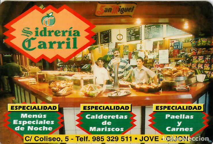 Coleccionismo Calendarios: CALENDARIO DE PUBLICIDAD - A&Ntilde;O 2000 - SIDRER&Iacute;A CARRIL - GIJ&Oacute;N
