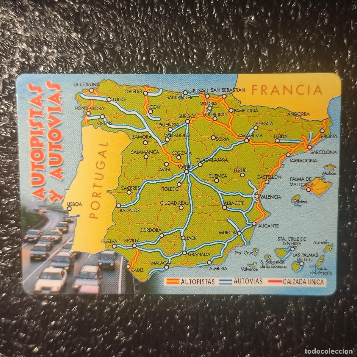 Coleccionismo Calendarios: CALENDARIO DE BOLSILLO . MAPA ESPA&Ntilde;A 2005 ** AUTOPISTAS Y AUTOVIAS ** PUBL. FUENLABRADA . MADRID *T2