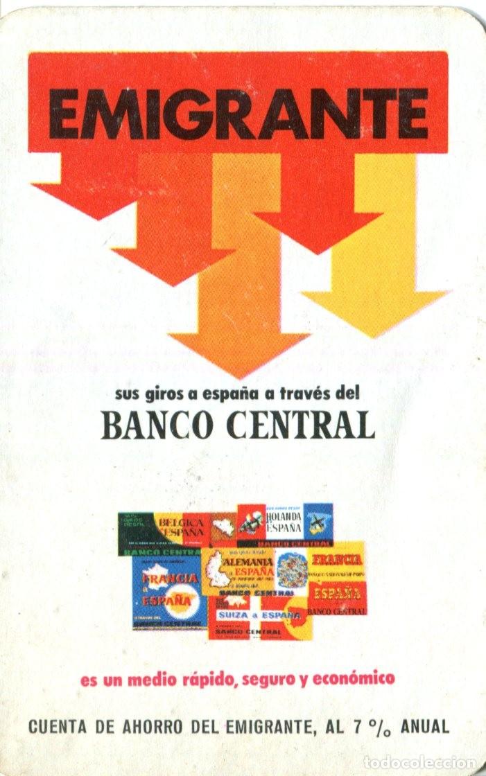 Colecionismo Calend&aacute;rios: Calendario H Fournier Banco Central Emigrante 1975. Caja
