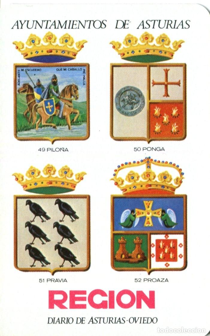 Colecionismo Calend&aacute;rios: Calendario Fournier. Regi&oacute;n. Diario de Asturias-Oviedo, A&Ntilde;O 1975 PERIODICO PRENSA