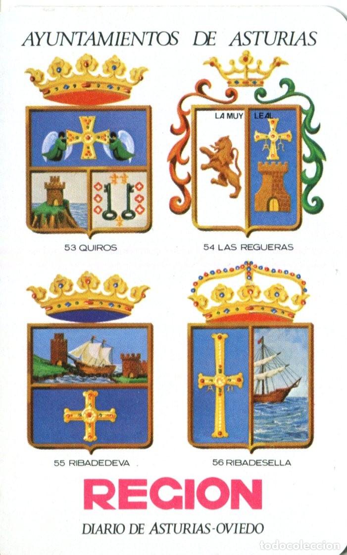 Colecionismo Calend&aacute;rios: Calendario Fournier. Regi&oacute;n. Diario de Asturias-Oviedo, A&Ntilde;O 1975 PERIODICO PRENSA