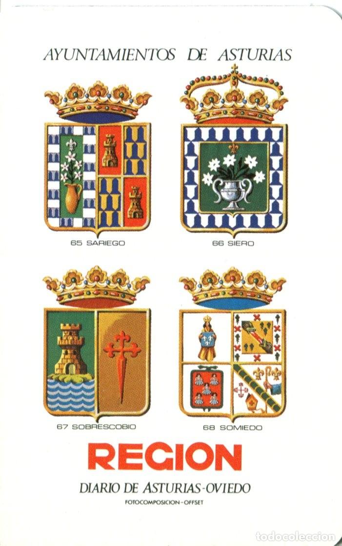 Colecionismo Calend&aacute;rios: Calendario Fournier. Regi&oacute;n. Diario de Asturias-Oviedo, A&Ntilde;O 1977 PERIODICO PRENSA