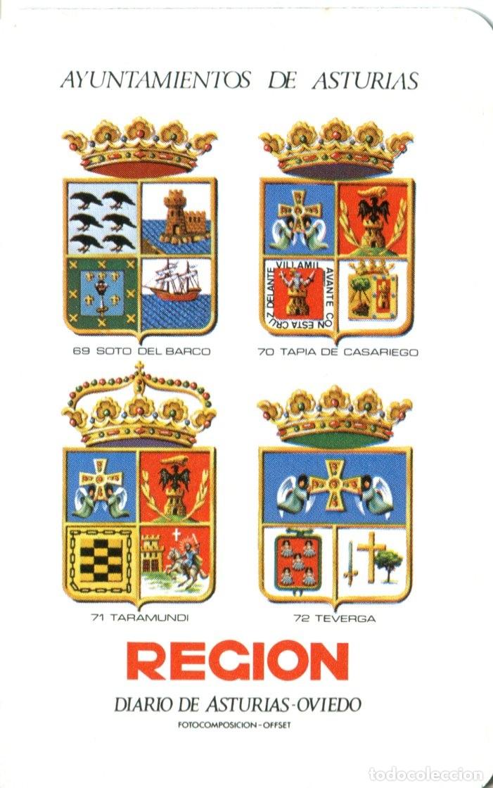 Colecionismo Calend&aacute;rios: Calendario Fournier. Regi&oacute;n. Diario de Asturias-Oviedo, A&Ntilde;O 1977 PERIODICO PRENSA