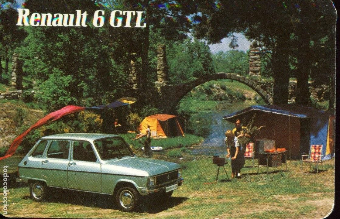 Coleccionismo Calendarios: CALENDARIO DE FOURNIER , RENAULT 6 GTL.., A&Ntilde;O 1981 COCHE
