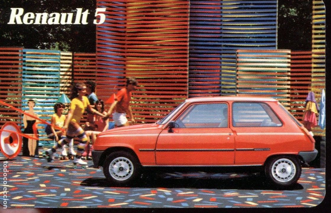 Coleccionismo Calendarios: Calendario bolsillo - RENAULT 5 - FOURNIER - A&ntilde;o 1983 COCHE