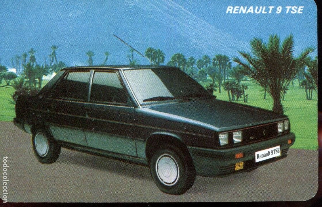 Coleccionismo Calendarios: Calendario bolsillo - A&Ntilde;O 1986 - RENAULT 9 TSE - FOURNIER COCHE
