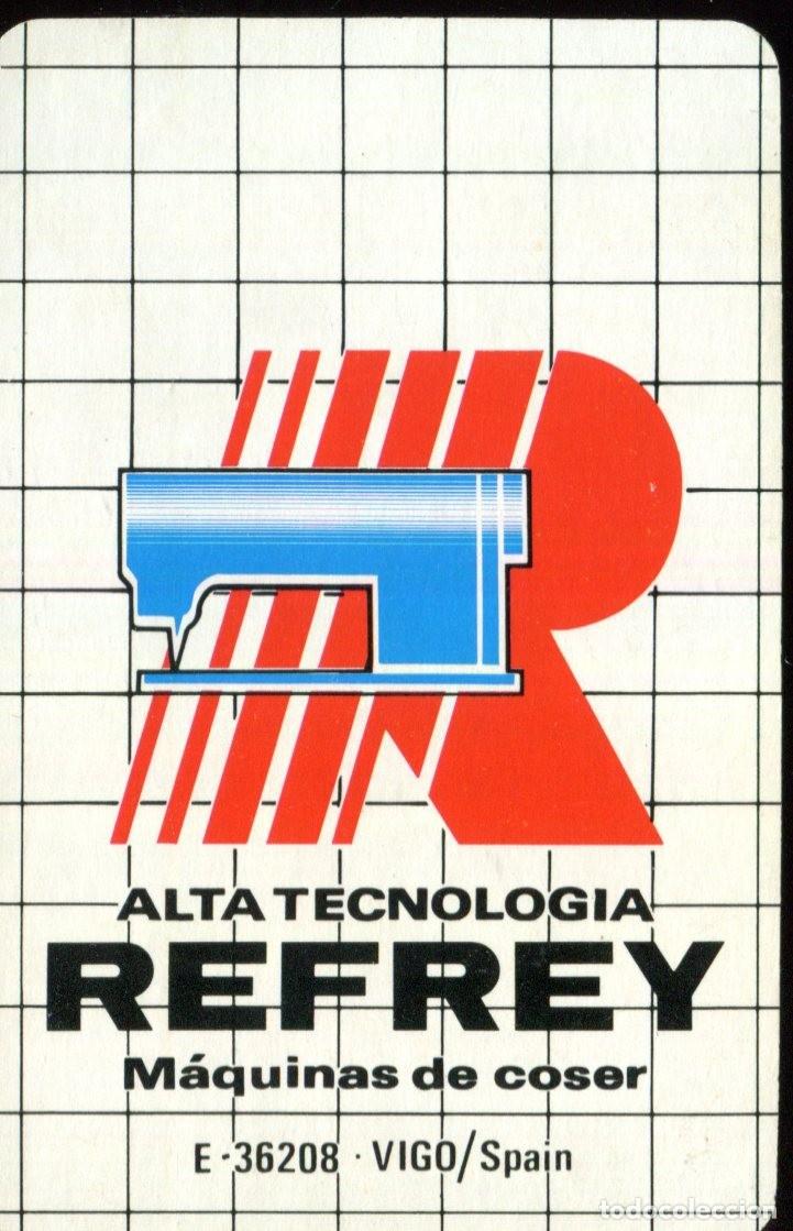 Colecionismo Calend&aacute;rios: CALENDARIO BOLSILLO FOURNIER - 1987 MAQUINAS DE COSER REFREY VIGO -