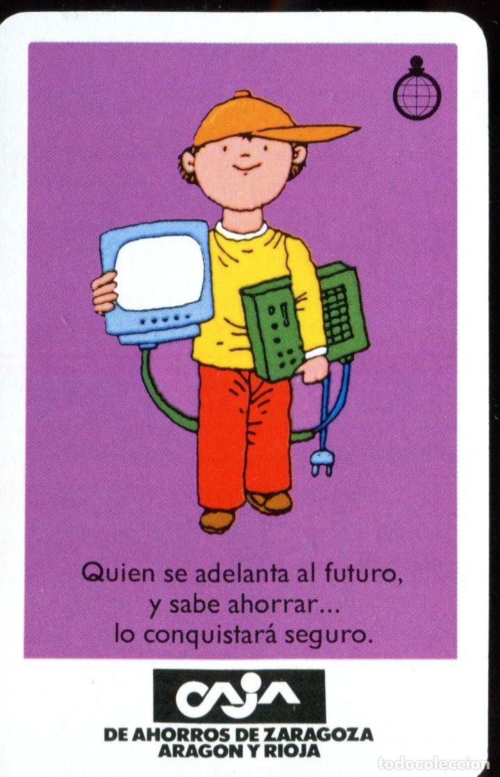 Coleccionismo calendarios: CALENDARIO FOURNIER PUBLICIDAD CAJA DE AHORROS ZARAGOZA ARAGON RIOJA 1988