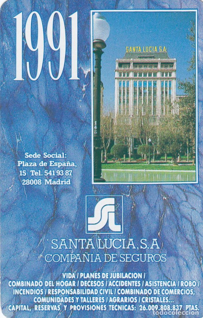 Coleccionismo Calendarios: CALENDARIO DE BOLSILLO. H. FOURNIER. SANTA LUCIA, S.A. A&Ntilde;O 1991