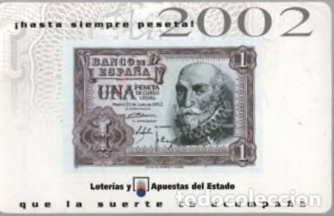 Coleccionismo Calendarios: CALENDARIO LOTERIAS Y APUESTAS DE ESTADO A&Ntilde;O 2002 CAL-11127