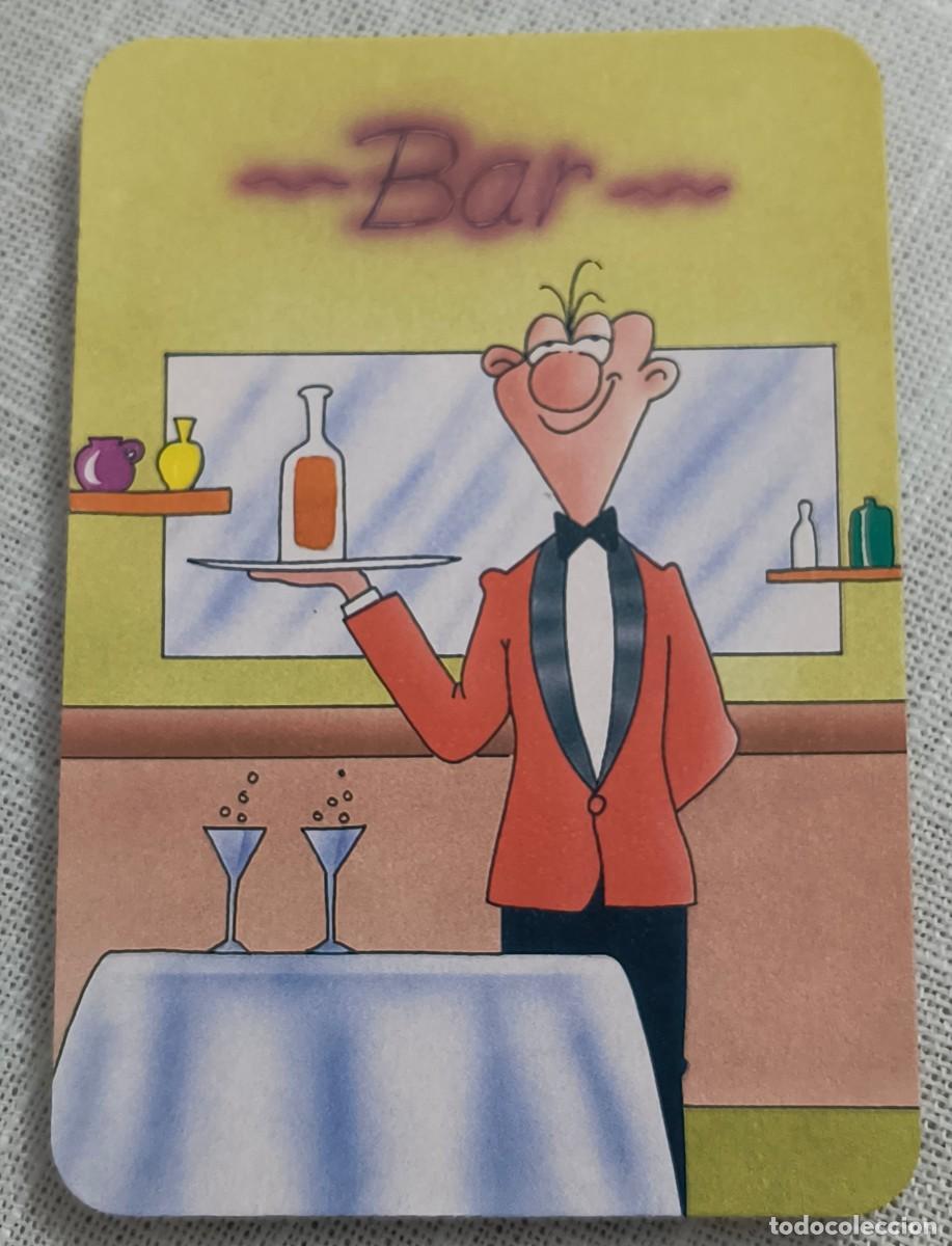 Colecionismo Calend&aacute;rios: CALENDARIO BOLSILLO | CAMARERO EN BAR - A&Ntilde;O 1991