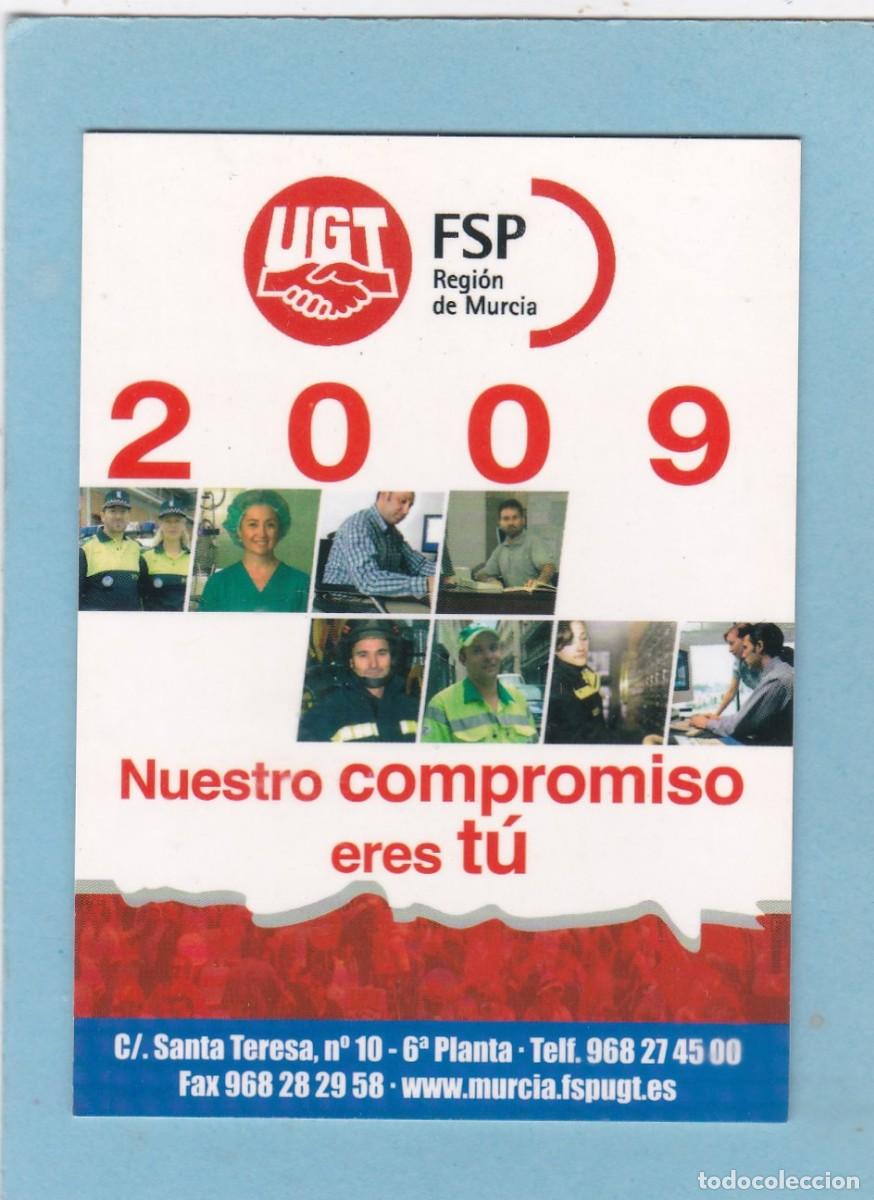 Coleccionismo Calendarios: CALENDARIO 2009 - SINDICATO UGT FSP. REGI&Oacute;N DE MURCIA