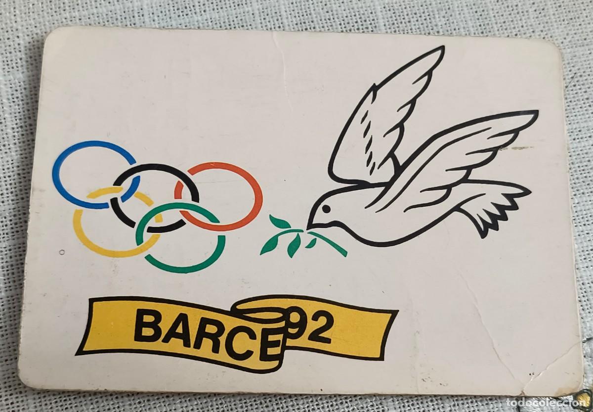 Coleccionismo Calendarios: CALENDARIO BOLSILLO | BARCELONA 92 - A&Ntilde;O 1989