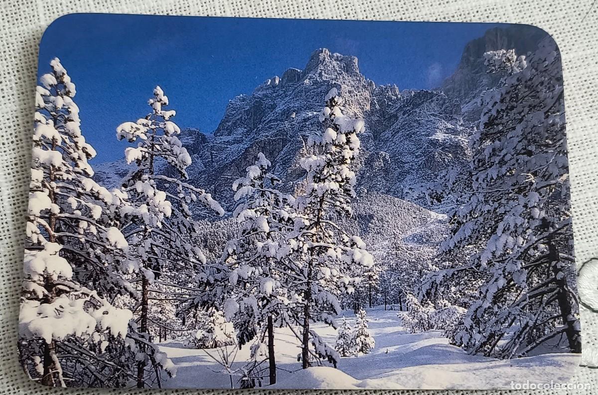 Coleccionismo Calendarios: CALENDARIO BOLSILLO | PAISAJE NEVADO - A&Ntilde;O 1992