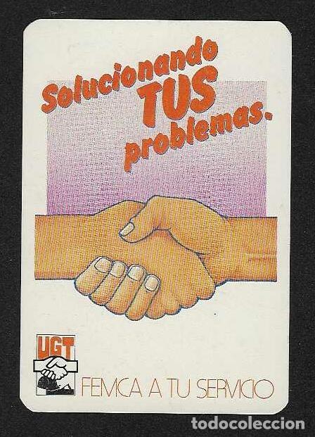 Coleccionismo Calendarios: CALENDARIO DE BOLSILLO A&Ntilde;O 1987 SINDICATO - UGT - VER FOTO REVERSO