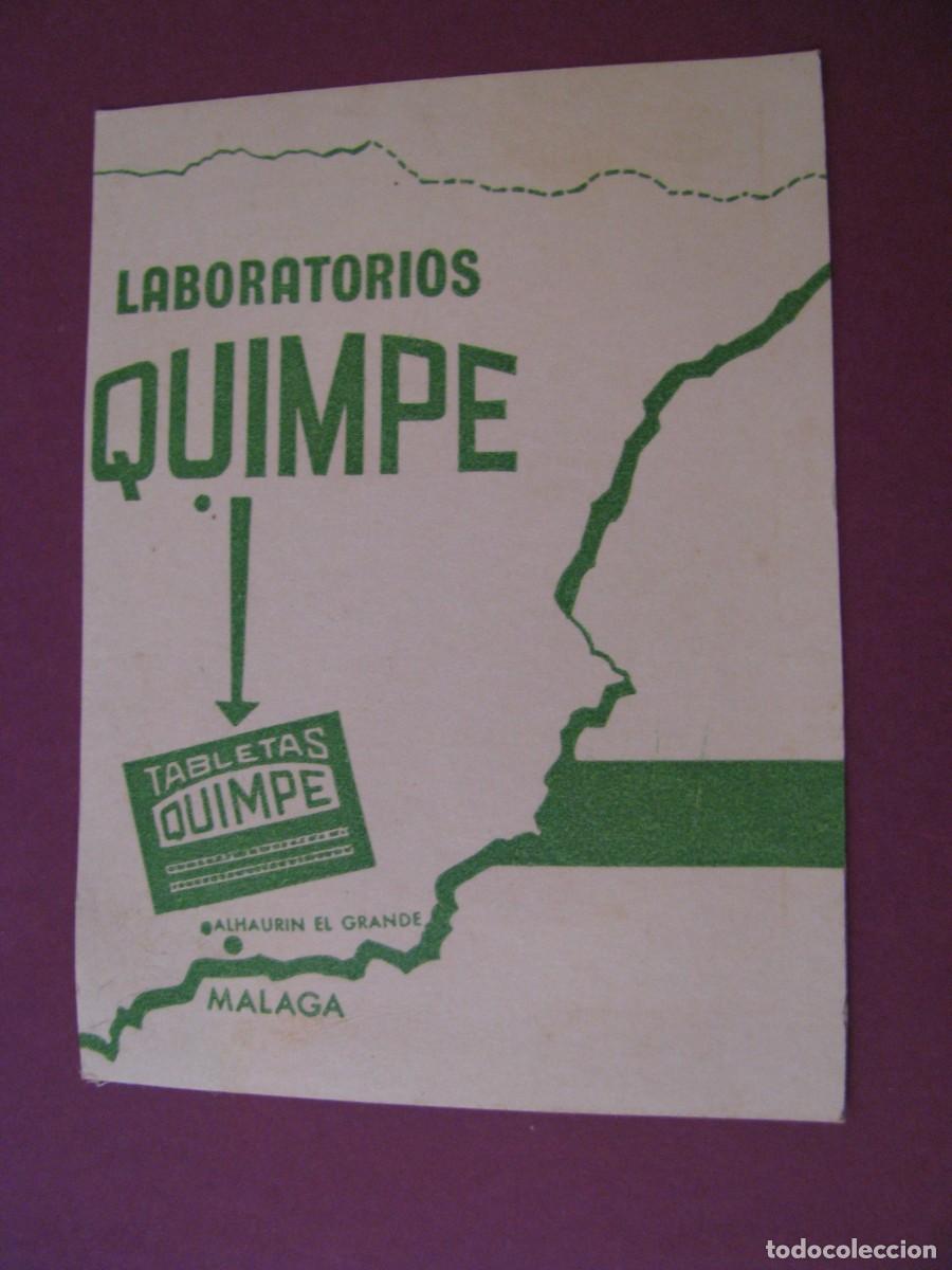 Coleccionismo Calendarios: CALENDARIO DE BOLSILLO 1969. LABORATORIOS QUIMPE. MALAGA