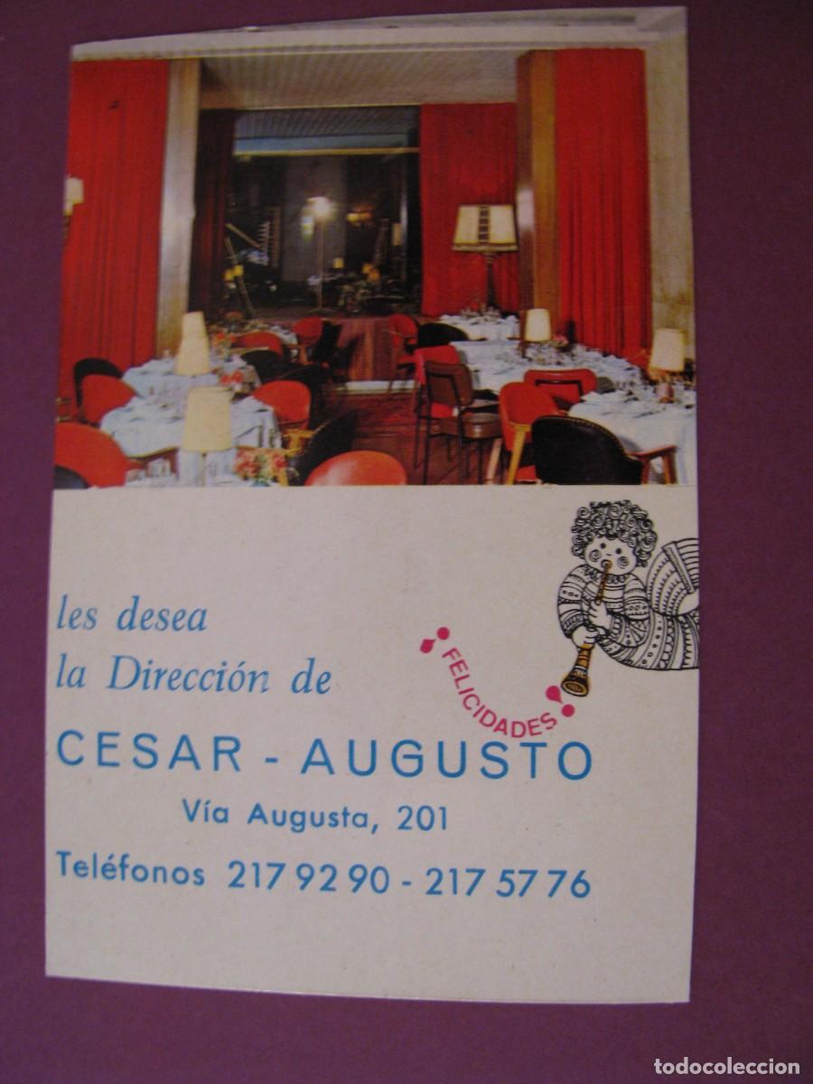 Coleccionismo Calendarios: CALENDARIO DE BOLSILLO 1968. CESAR AUGUSTO. RECORTADO
