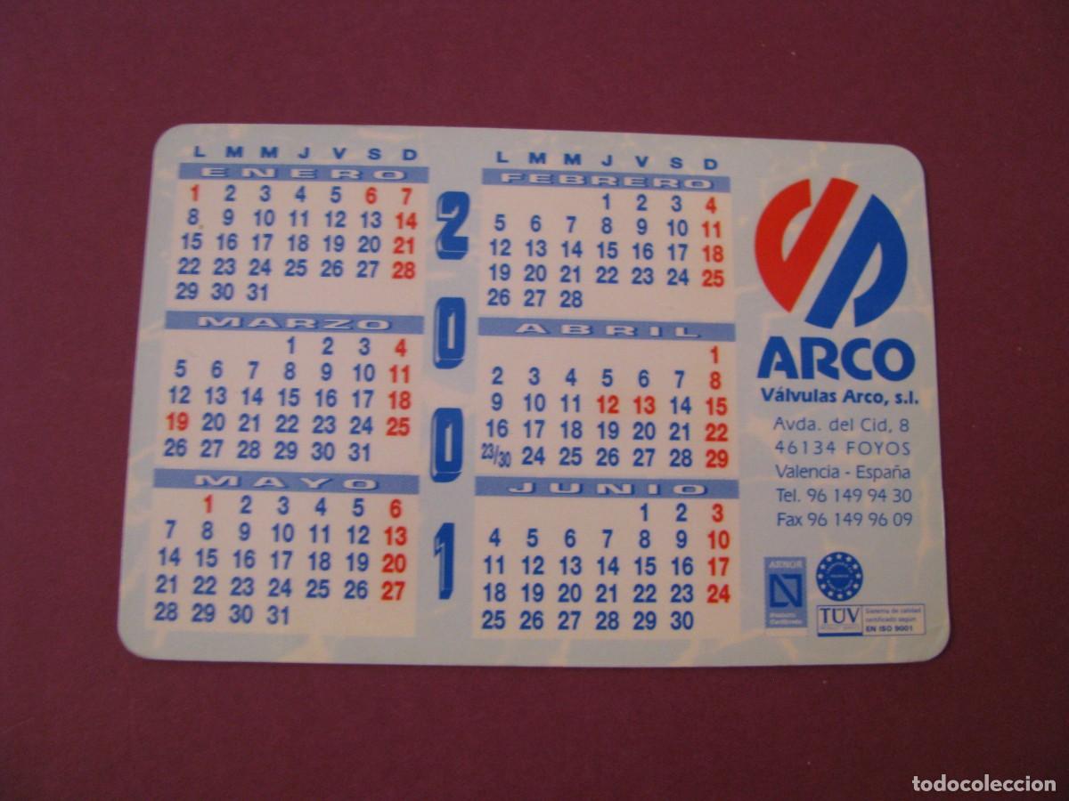 Coleccionismo Calendarios: CALENDARIO DE BOLSILLO A&Ntilde;O 2001. ARCO.