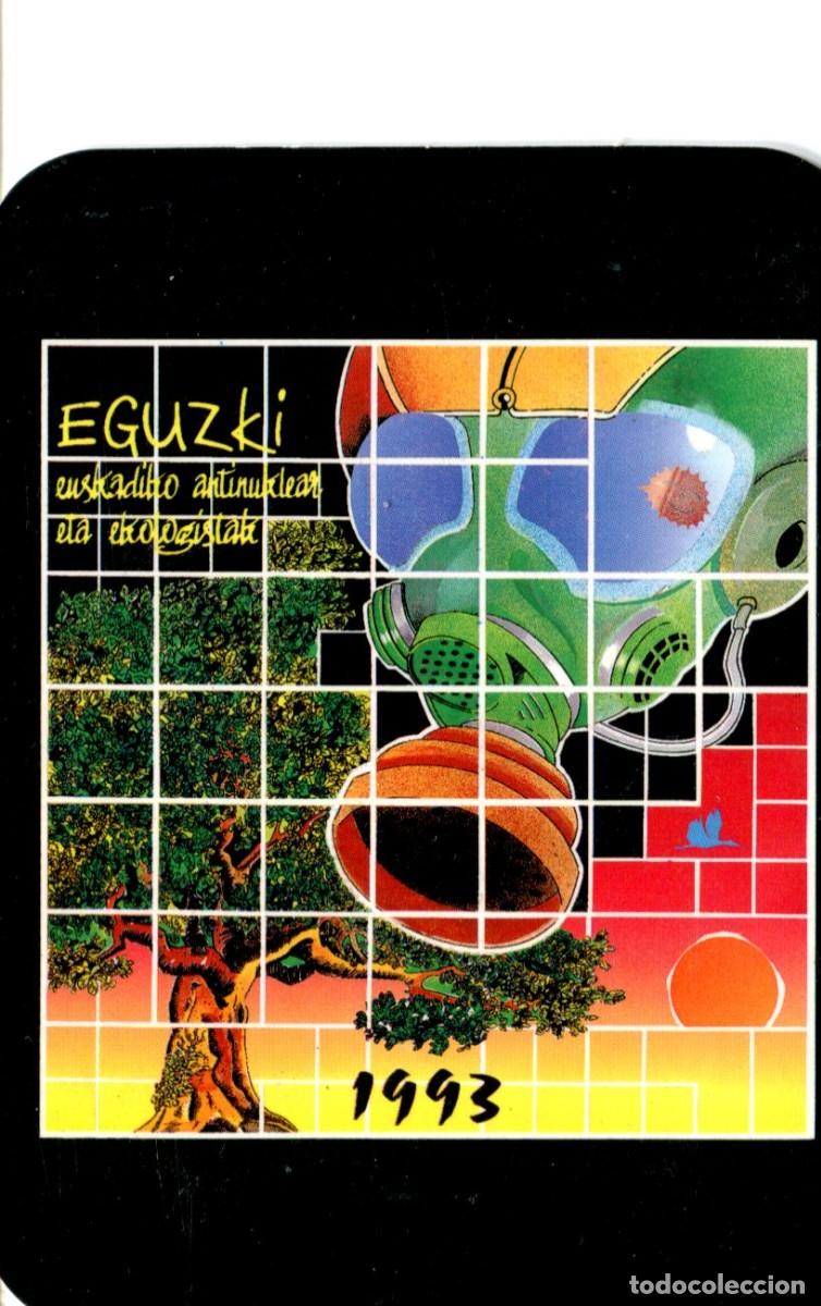 Colecionismo Calend&aacute;rios: CALENDARIO BOLSILLO POLITICO VASCO (EGUZKI. EUSKADIKO ANTINUCLEAR Y EKOLOGISTAK) 1993 (BIEN)
