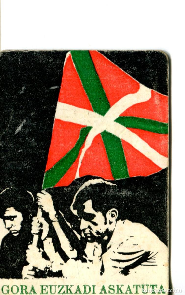 Colecionismo Calend&aacute;rios: CALENDARIO POLITICO VASCO GORA EUSKADI ASKATUTA A&Ntilde;O 1977 VER FOTOS