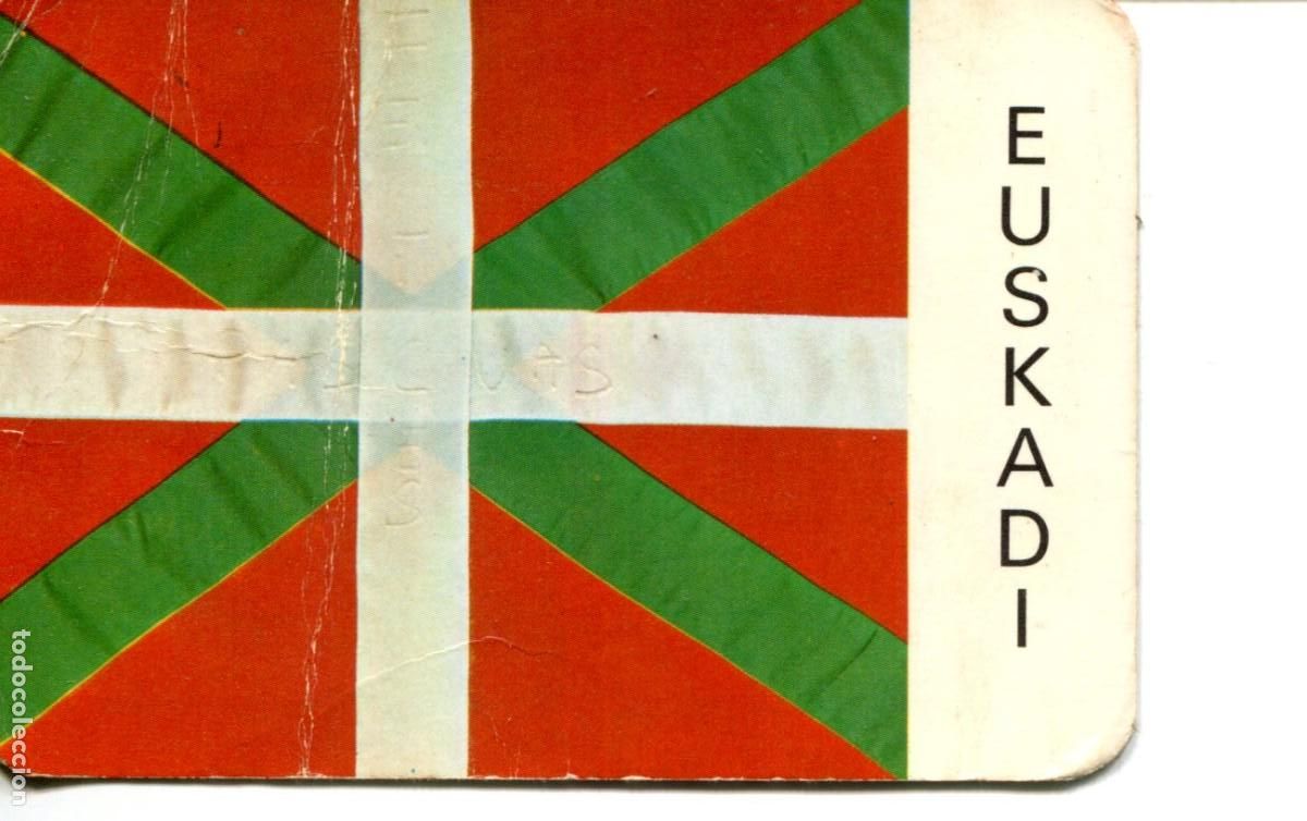 Colecionismo Calend&aacute;rios: CALENDARIO POLITICO VASCO A&Ntilde;O 1979 EUSKADI IKURRI&Ntilde;A