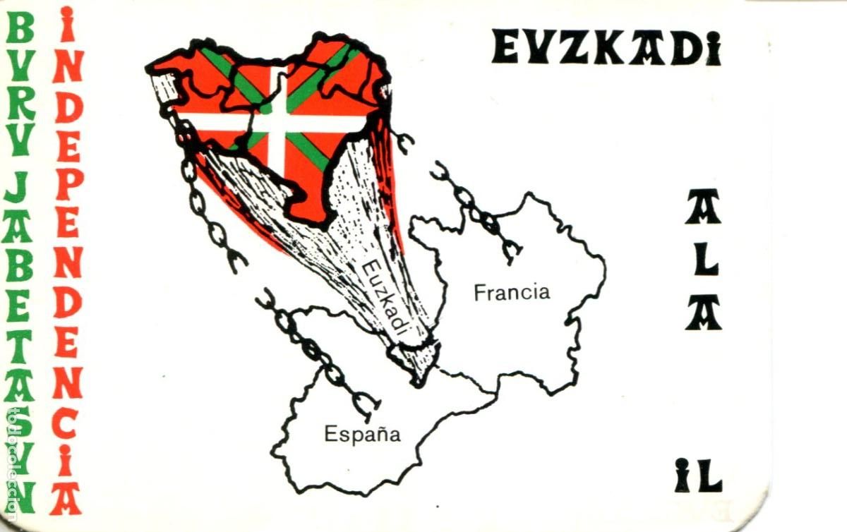 Colecionismo Calend&aacute;rios: Calendario Politico Vasco 1981 EUZKO GAZTEDI RESISTENCIA VASCA (EGI) EUZKOTARREN ABERRIA EUZKADI DA