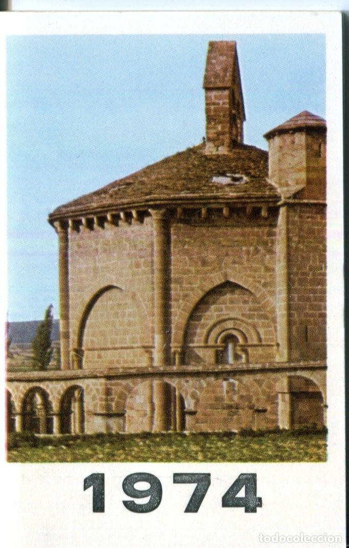Coleccionismo calendarios: CALENDARIO LIBRITO AGENDA 1974 EUNATE (Navarra) Iglesia