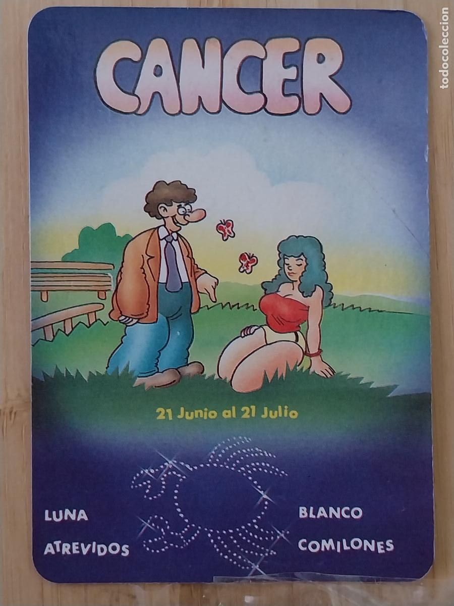 Coleccionismo Calendarios: CANCER HOROSCOPO ILUSTRACION CALENDARIO 1994 PUBLI ** INDUSTRIAS HERRAZ ** REF WCB 235